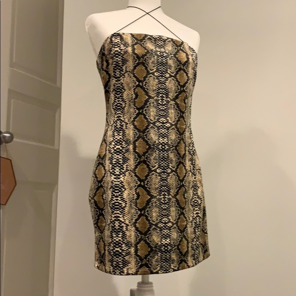 Snake Print dress